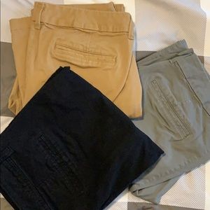 Old navy boot cut khaki pants